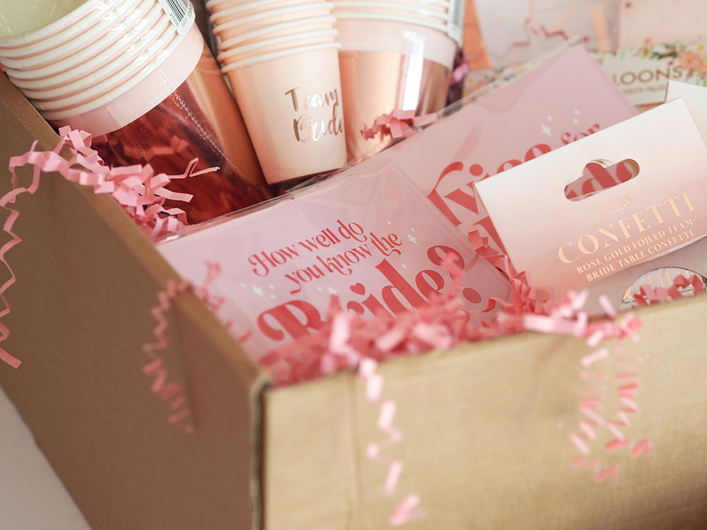 Hen Do Box Decoration Idea Party Table Kit