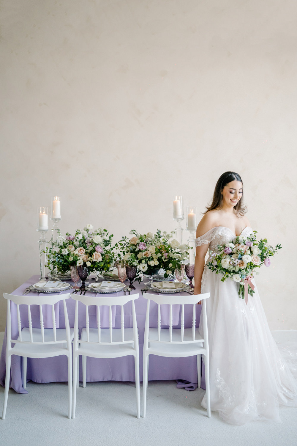 Lilac Peach Wedding Ideas Rosetta Li Weddings