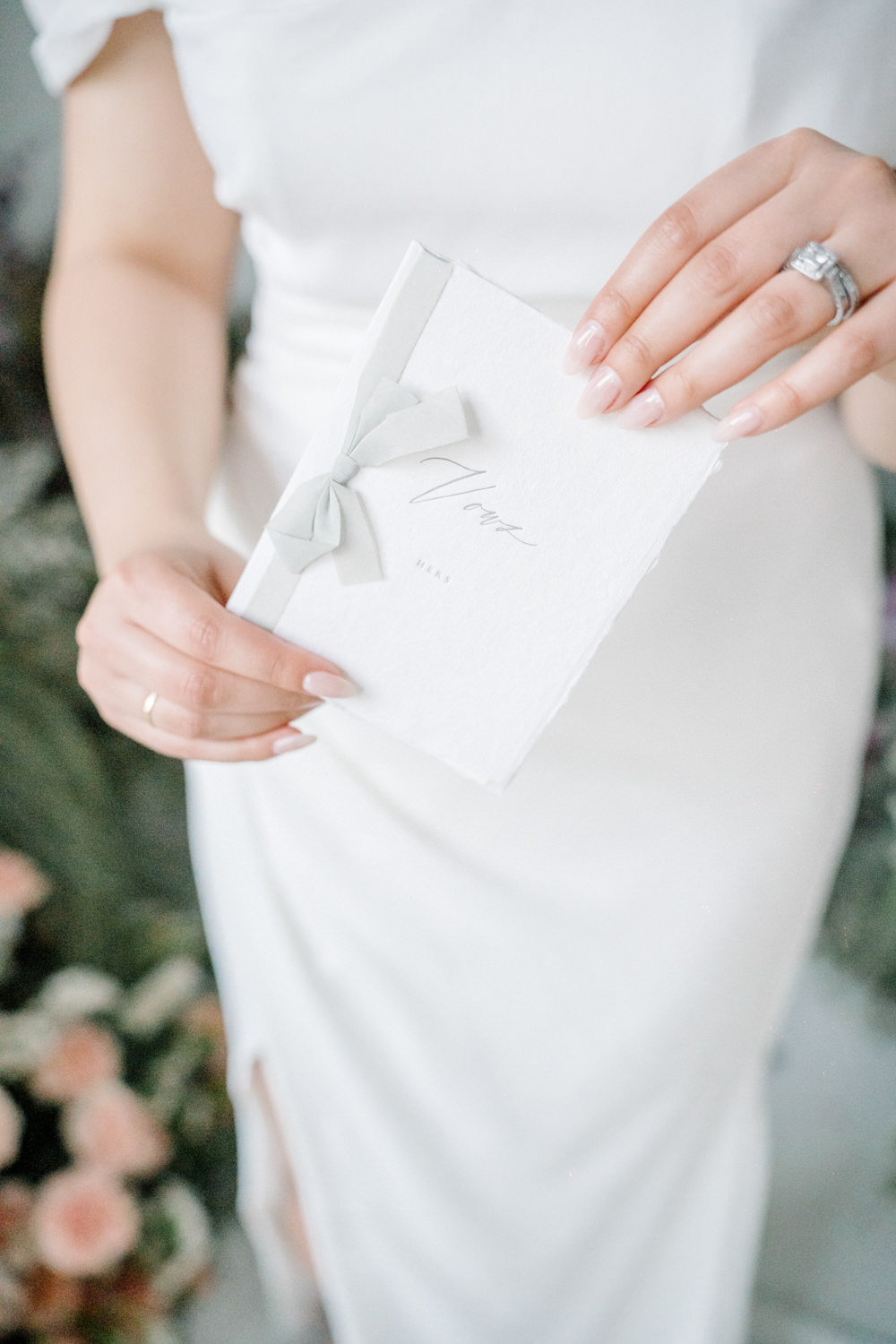 Vows Book Lilac Peach Wedding Ideas Rosetta Li Weddings