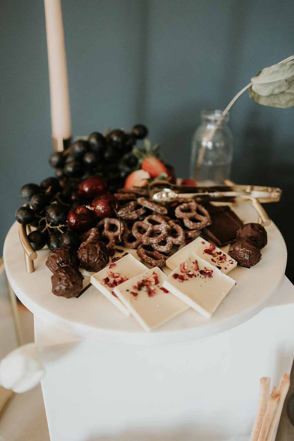 Modern Springtime Wedding Ideas Sophie Ruck Photography Grazing Board Platter Food Table