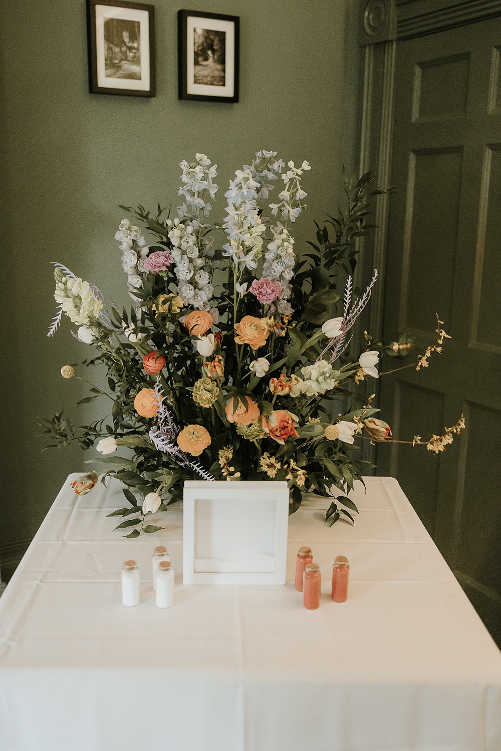Ceremony Ritual Sand Pouring Modern Springtime Wedding Ideas Sophie Ruck Photography