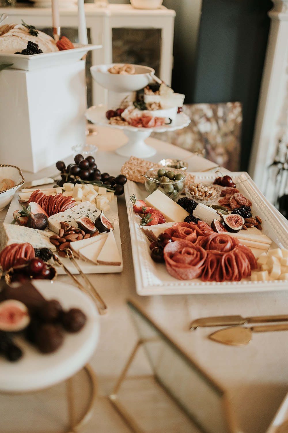 Grazing Board Platter Food Table Modern Springtime Wedding Ideas Sophie Ruck Photography