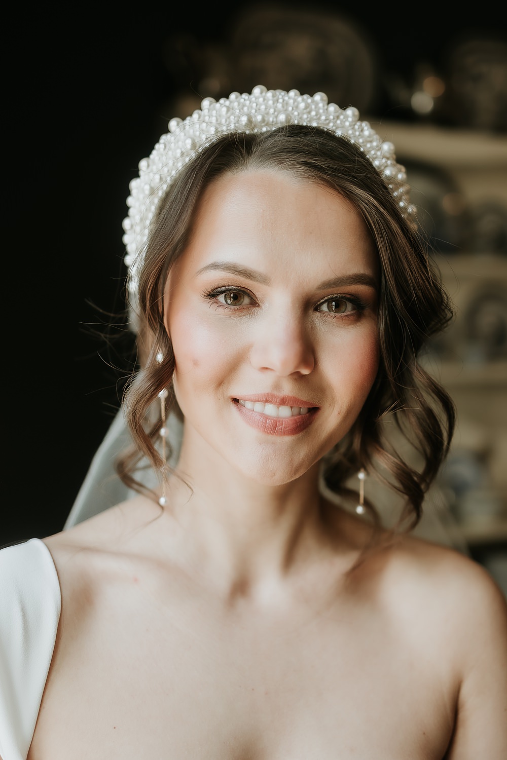 Bride Dewy Makeup Modern Springtime Wedding Ideas Sophie Ruck Photography