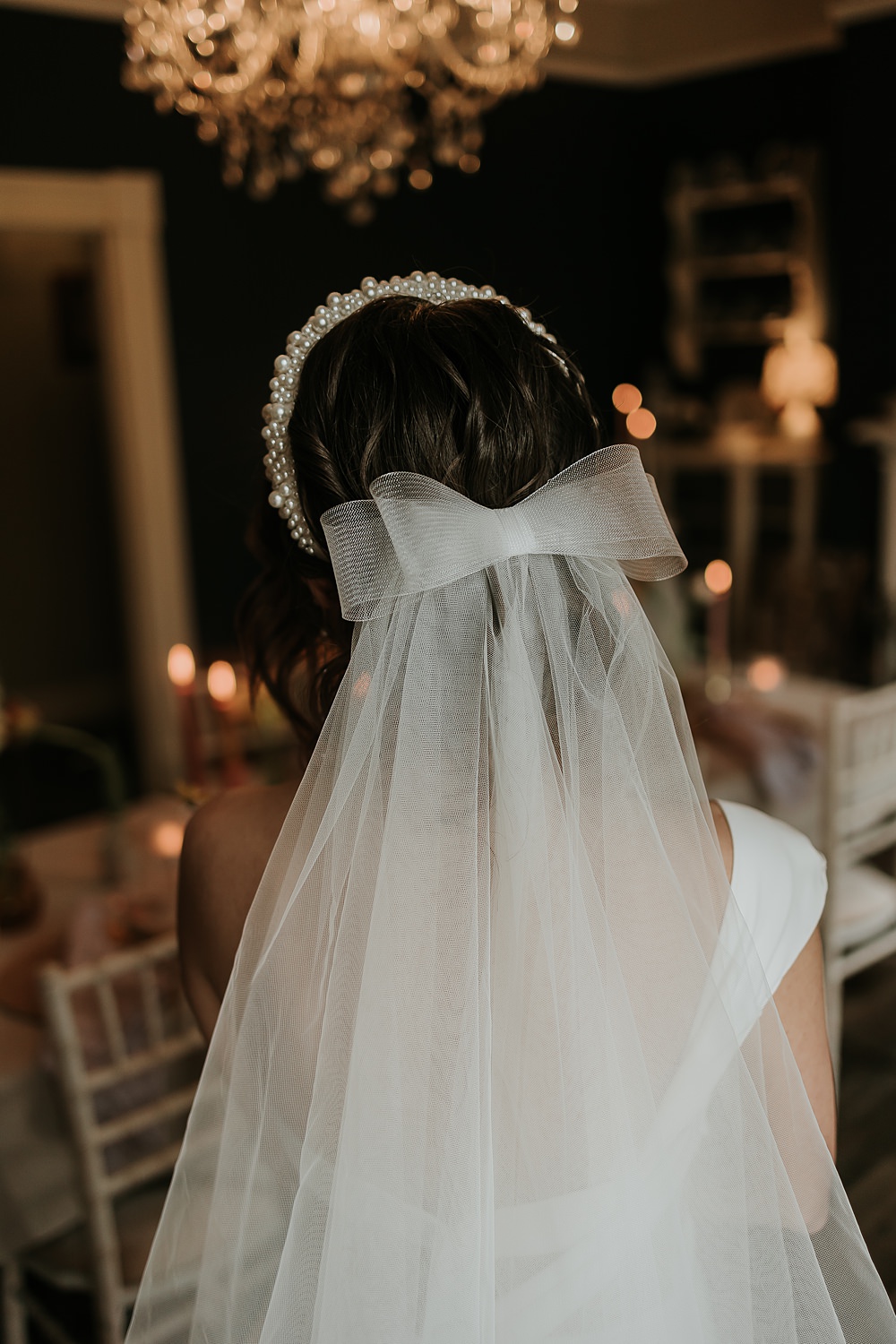 Bride Bow Veil Headband Modern Springtime Wedding Ideas Sophie Ruck Photography