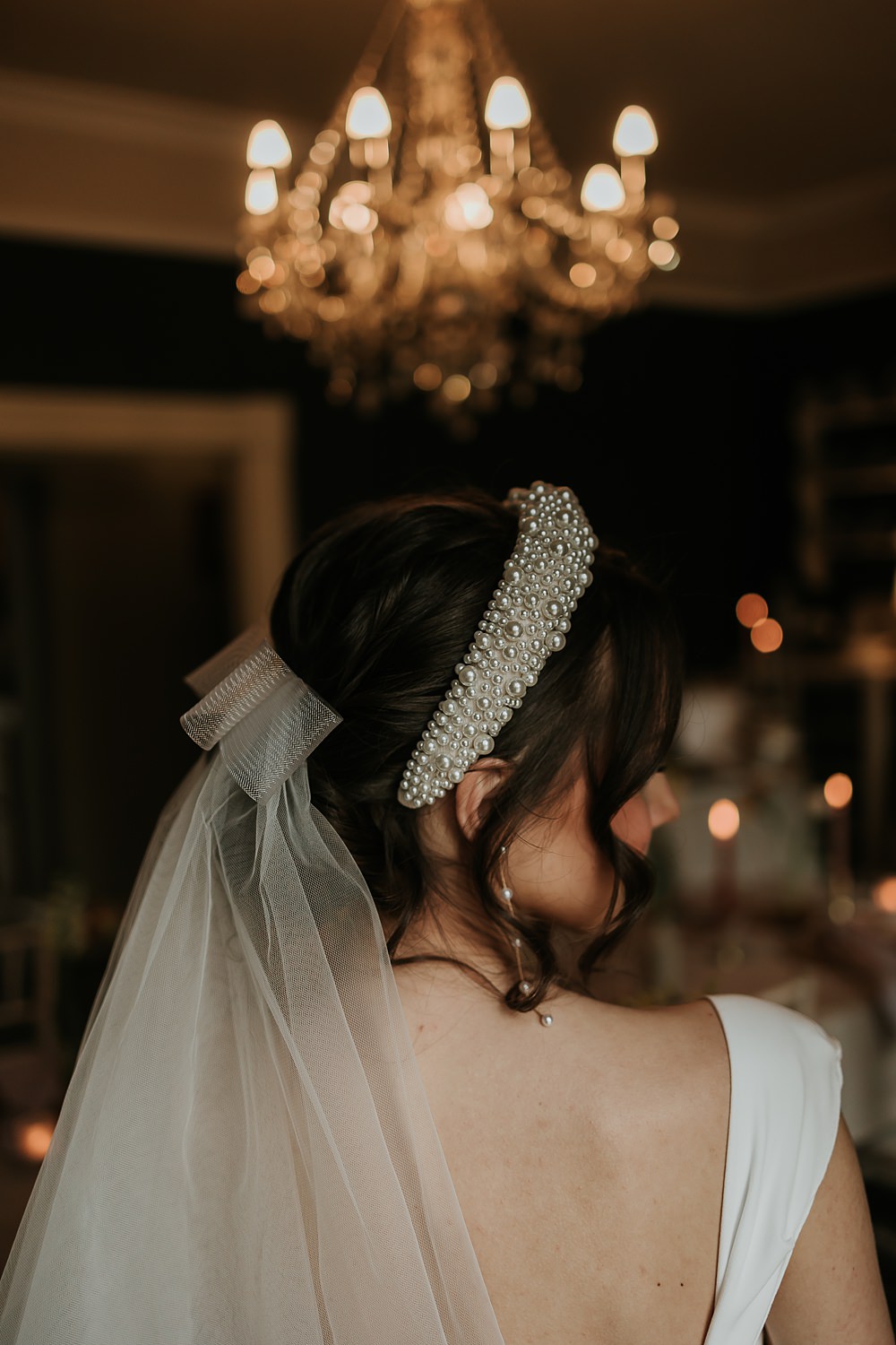 Bride Bow Veil Headband Modern Springtime Wedding Ideas Sophie Ruck Photography