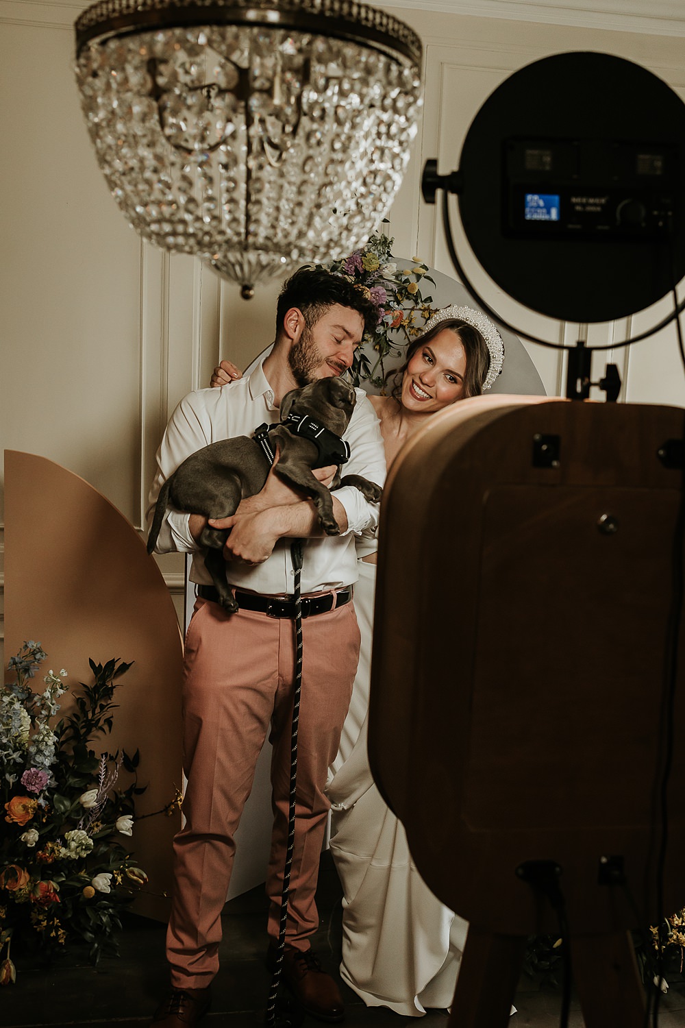 Photo Booth Modern Springtime Wedding Ideas Sophie Ruck Photography