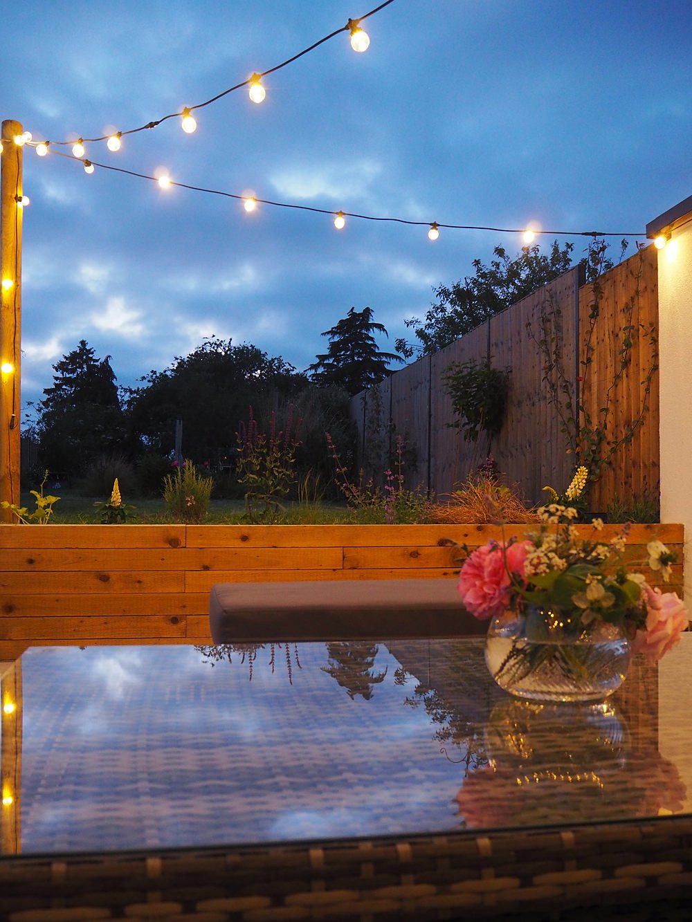 Patio Garden Seating Area UK Renovation Before After