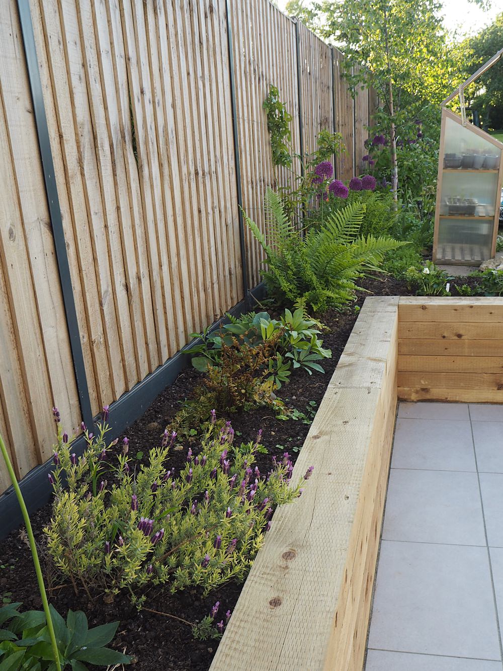 Patio Garden Seating Area UK Renovation Before After