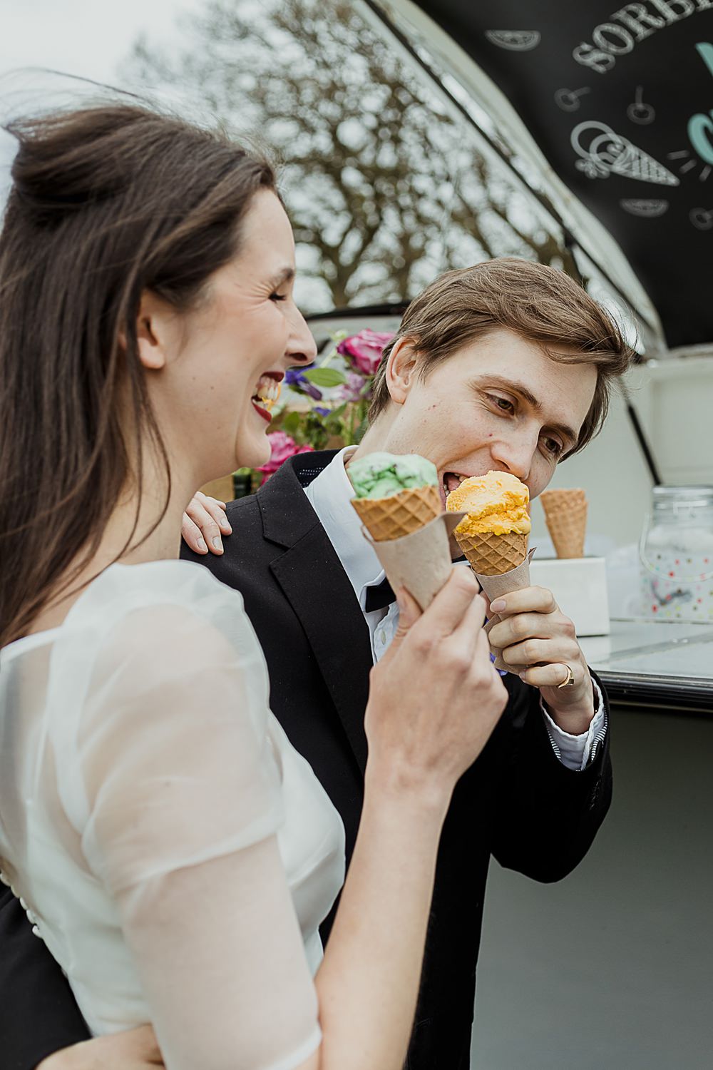 Somersbury Barn Wedding Thorn and Found Ice Cream