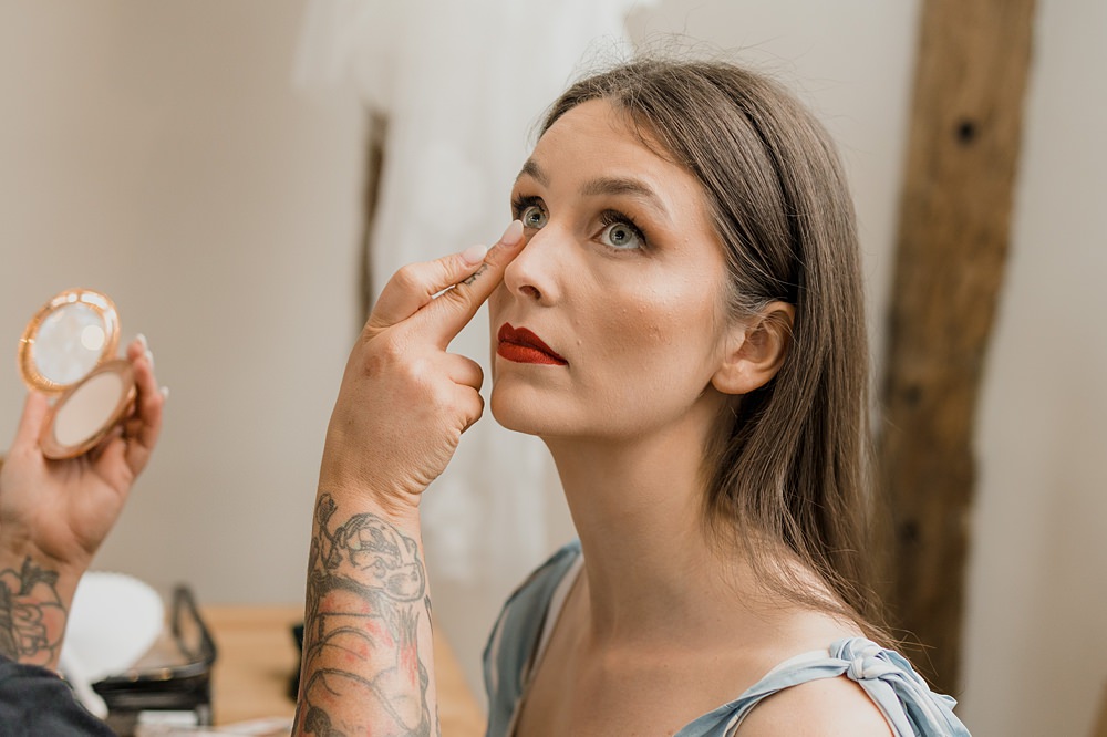 Somersbury Barn Wedding Tyler Rook Photography Bridel Makeup