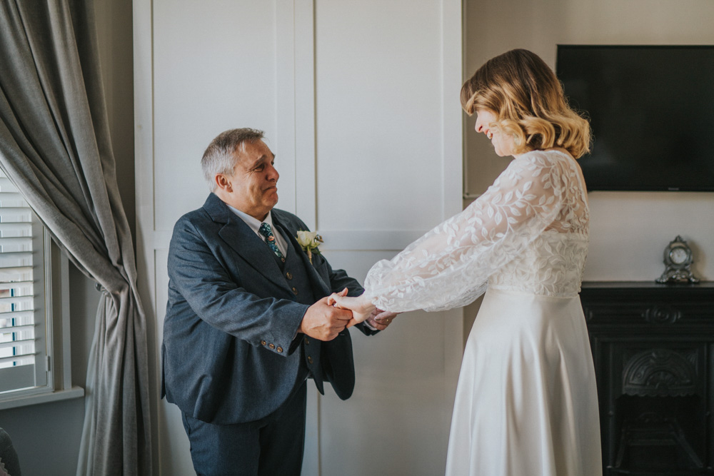 Spring 70s Green Wedding Grace Elizabeth