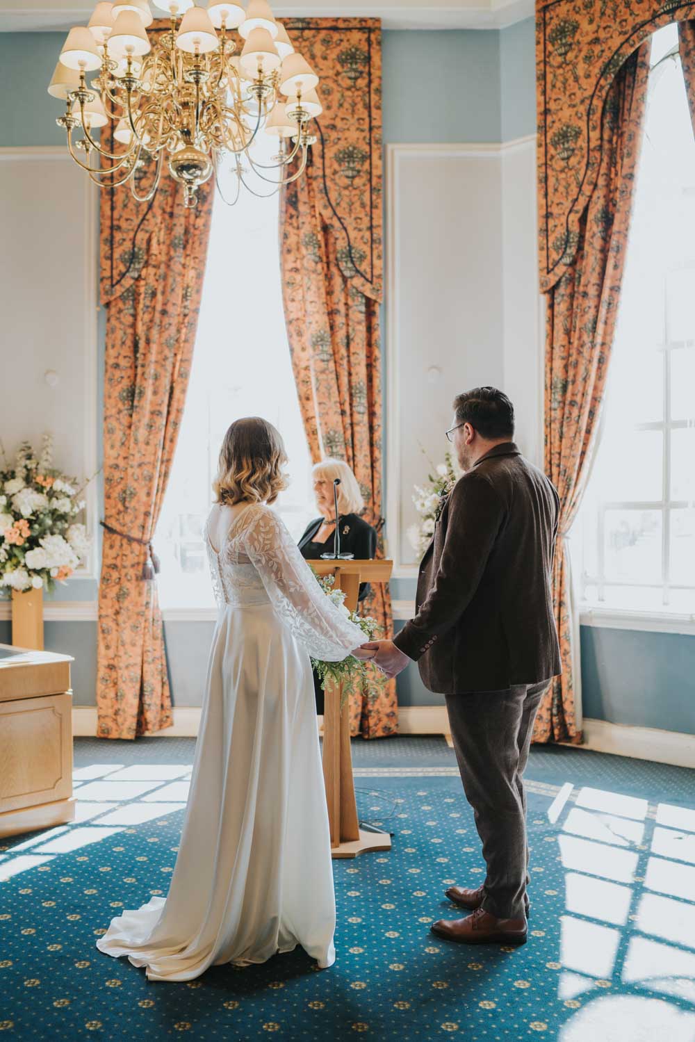 Spring 70s Green Wedding Grace Elizabeth