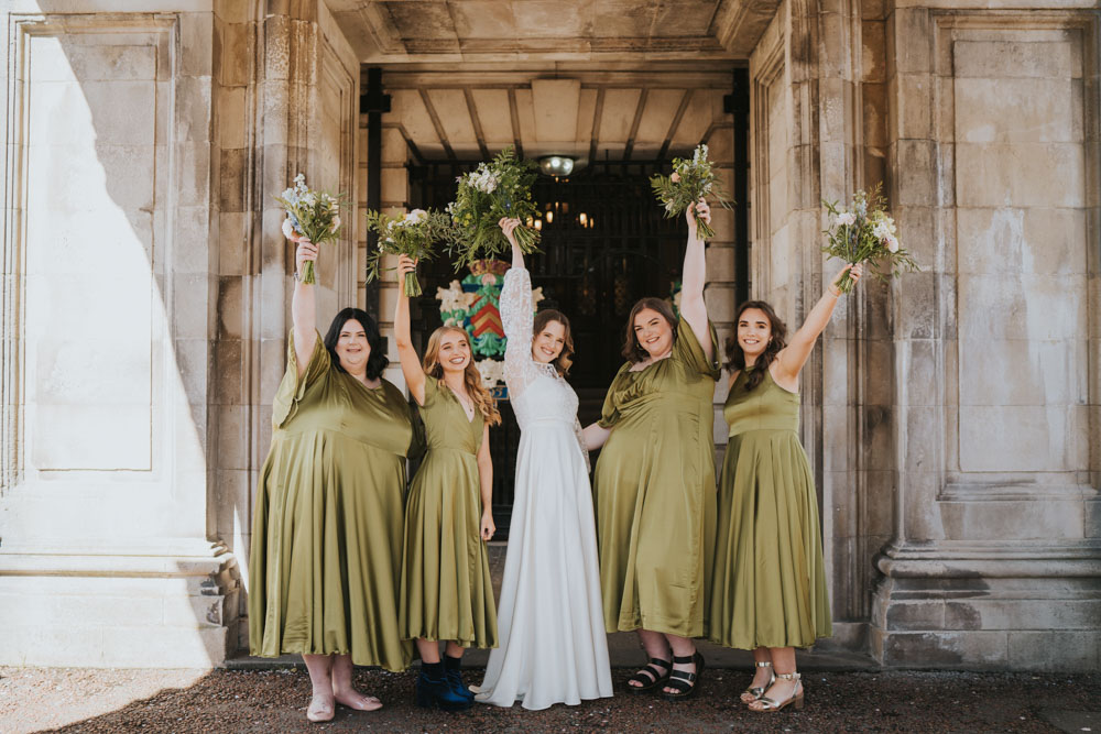 Green Bridesmaid Dresses Spring 70s Green Wedding Grace Elizabeth