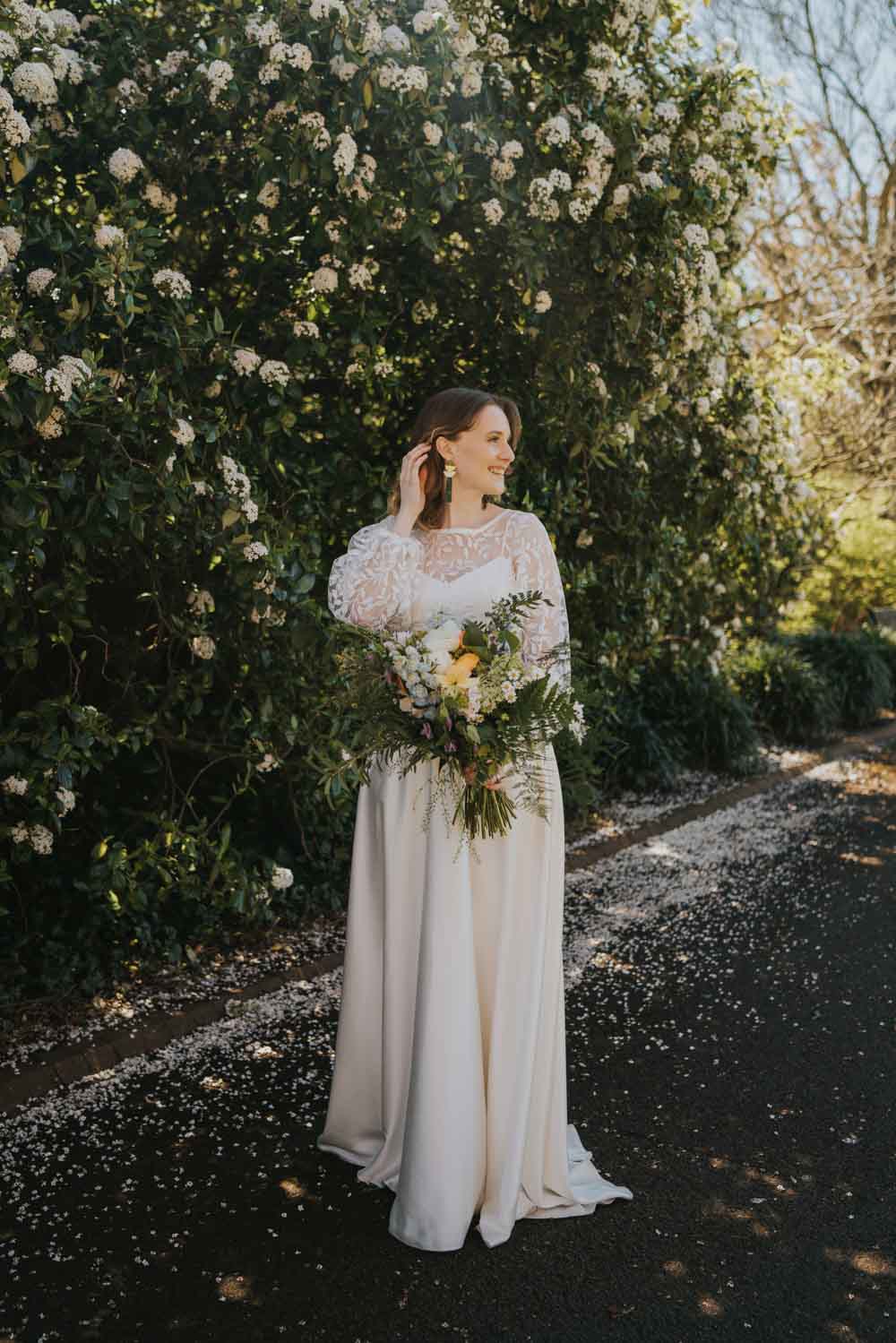 Spring 70s Green Wedding Grace Elizabeth
