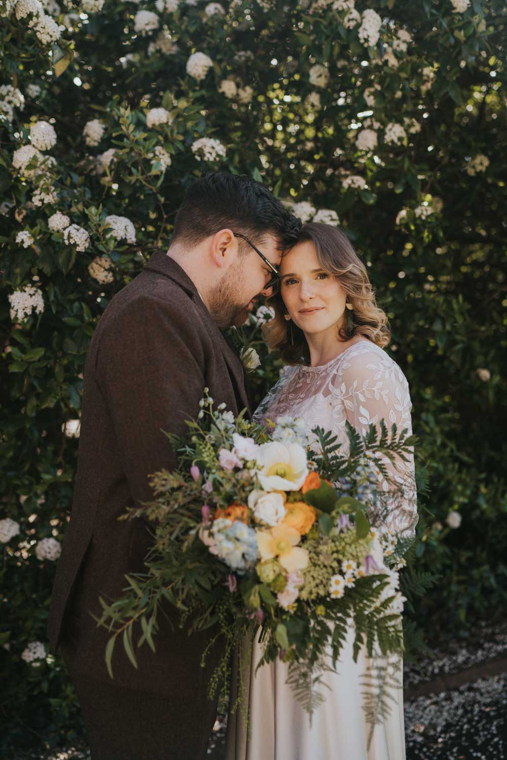 Spring 70s Green Wedding Grace Elizabeth