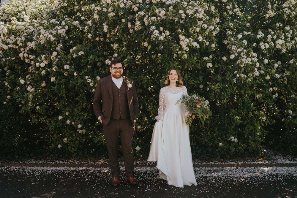 Spring 70s Green Wedding Grace Elizabeth