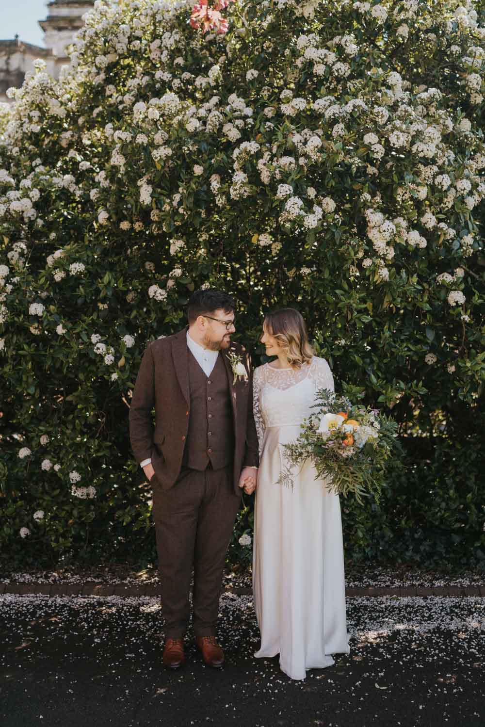 Spring 70s Green Wedding Grace Elizabeth