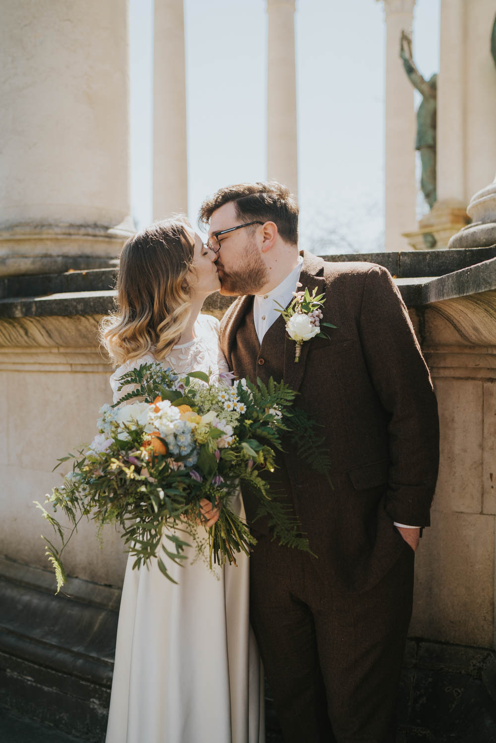 Spring 70s Green Wedding Grace Elizabeth