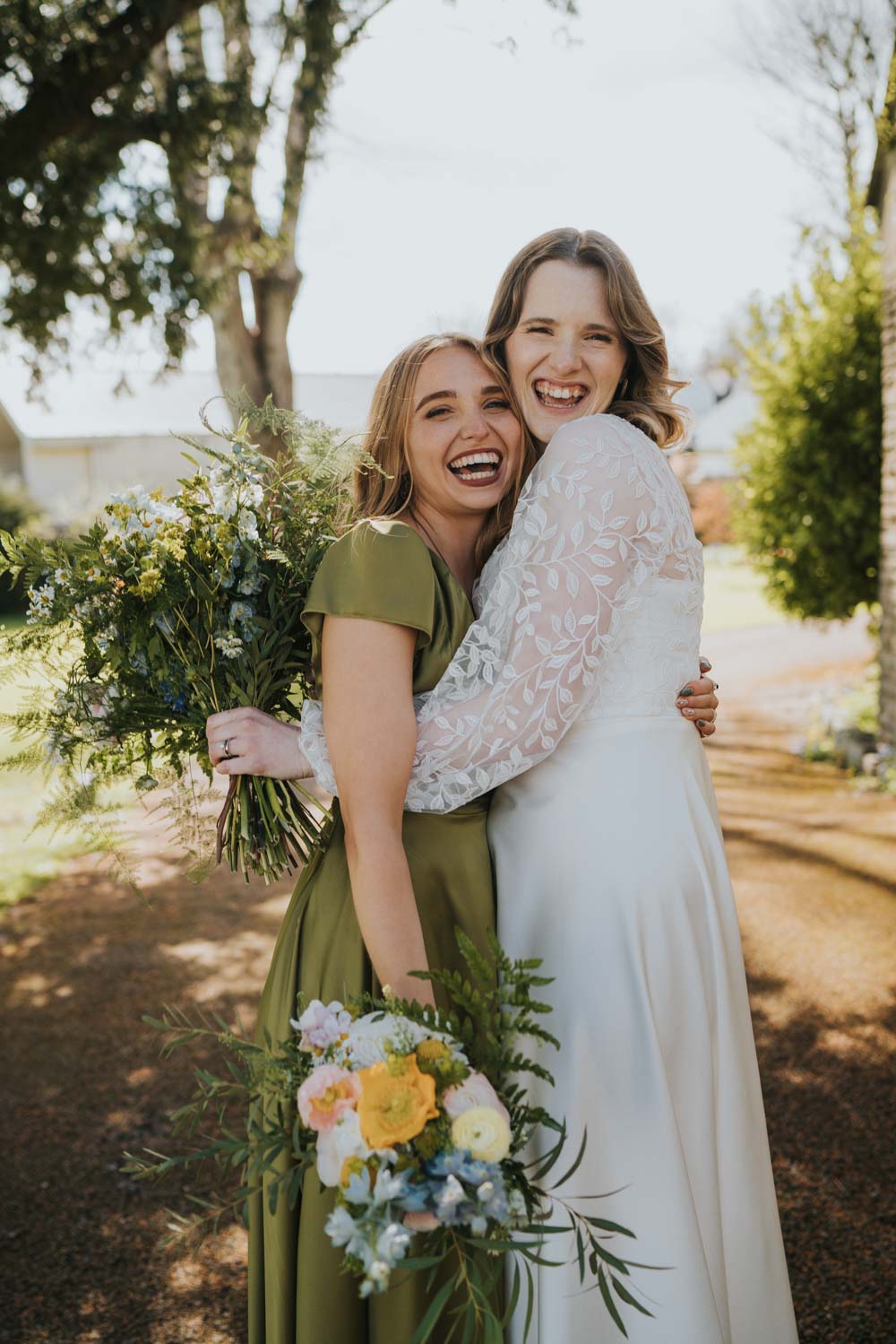 Spring 70s Green Wedding Grace Elizabeth