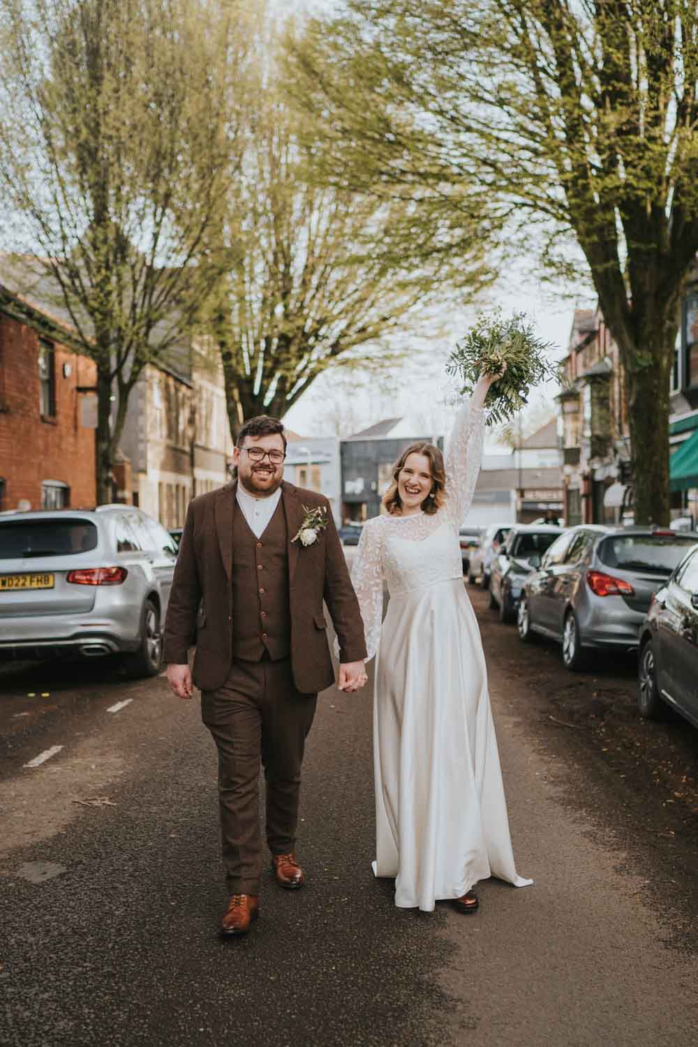 Spring 70s Green Wedding Grace Elizabeth