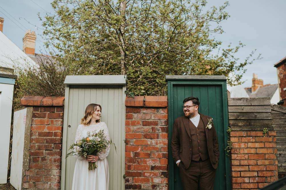 Spring 70s Green Wedding Grace Elizabeth