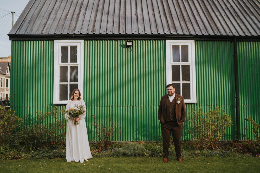Spring 70s Green Wedding Grace Elizabeth