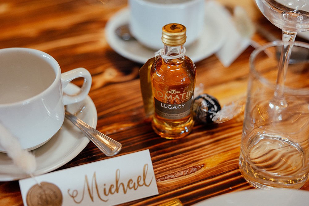 Mini Drink Favour St Andrews Barn Wedding Joy Story Photography
