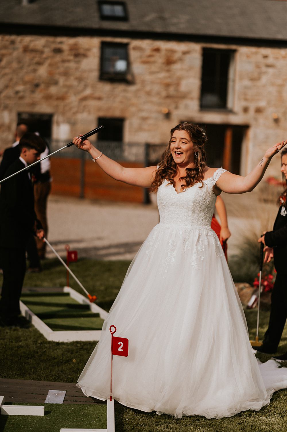 Crazy Golf Stennack Farm Wedding Hannah Barnes Photography