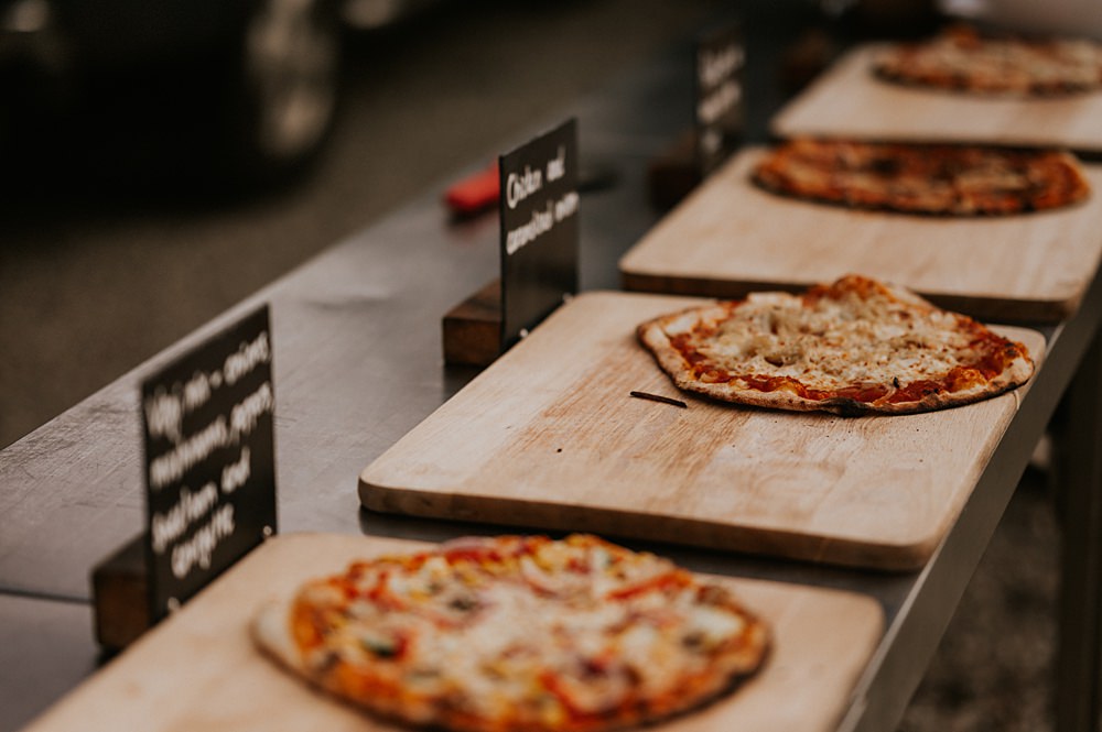 Pizza Stennack Farm Wedding Hannah Barnes Photography