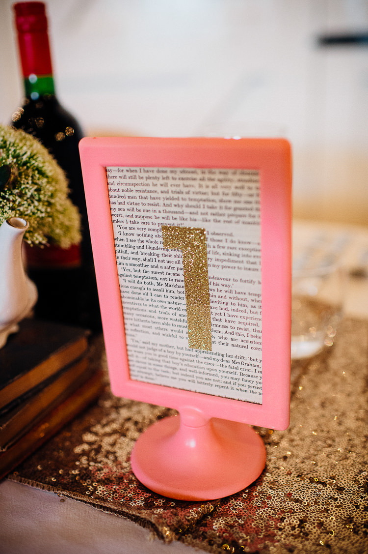 Wedding Book Page Table Number Marianna Chua