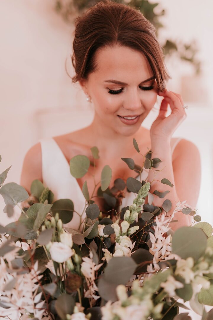 Wedding Makeup Look Idea Eyeliner Flick Sophie Mort