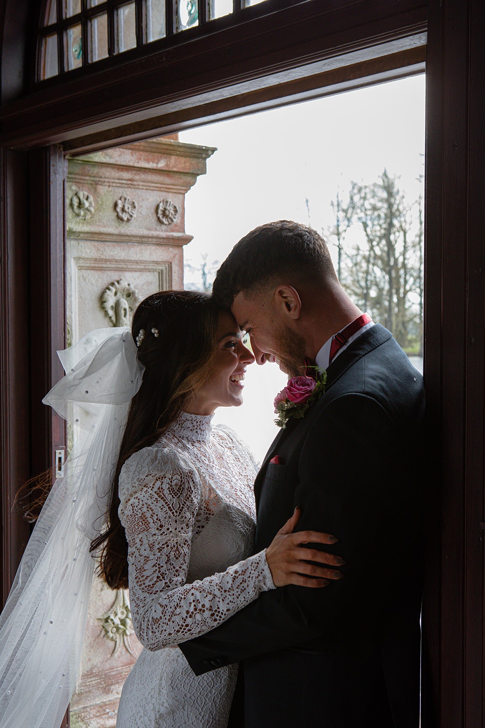 Bow Veil Bride Colour Clash Wedding Ideas Victoria Sponge Photography