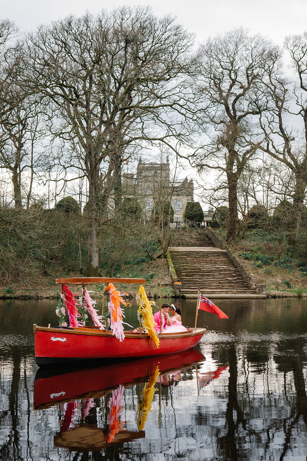 Boat Trip Colour Clash Wedding Ideas Victoria Sponge Photography