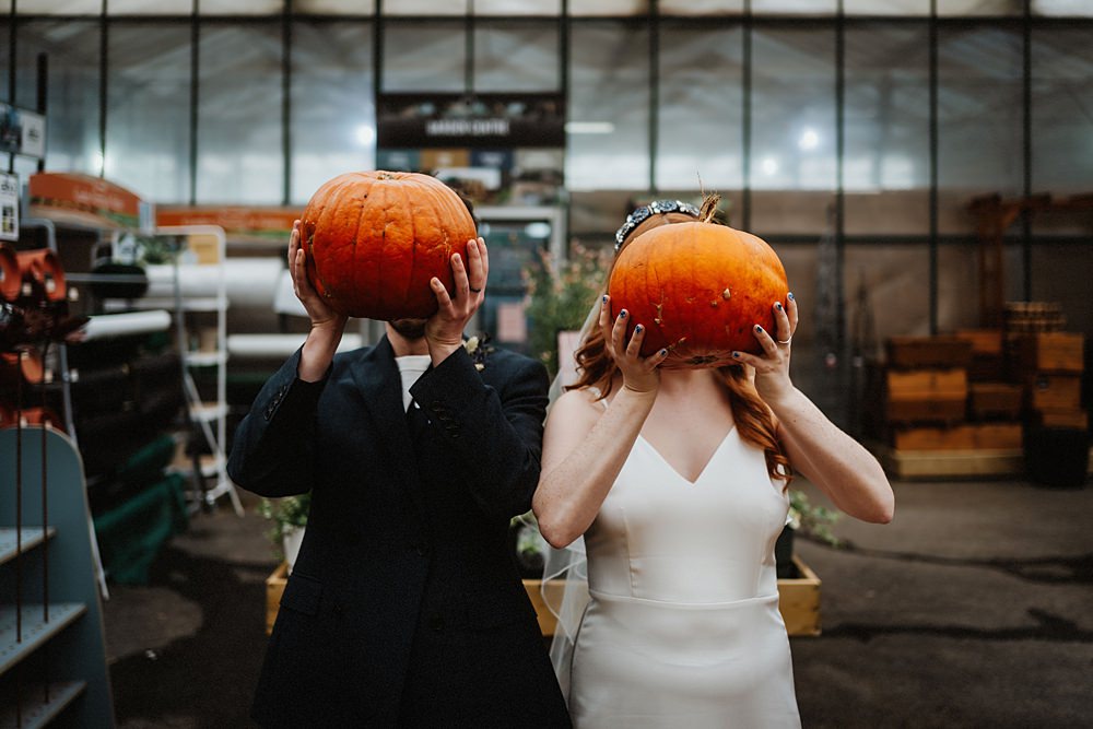 Pumpkins Crimple Garden Centre Wedding Andre Wheeley Photography
