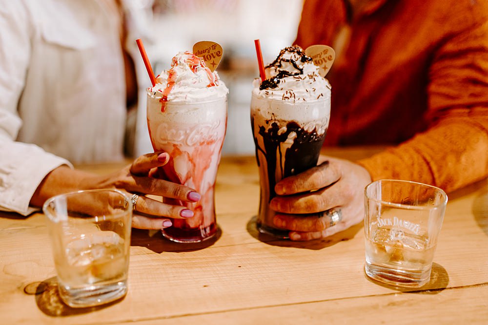 Milkshakes Daisy Jones Six Wedding Ideas Caroline Opacic Photography