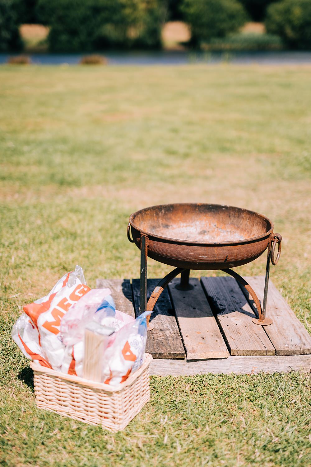 Firepit Smores Delamere Events Wedding Clare Robinson Photography