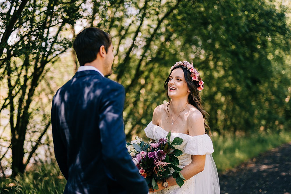 First Look Delamere Events Wedding Clare Robinson Photography
