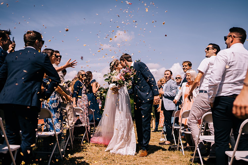 Delamere Events Wedding Clare Robinson Photography Confetti Throw