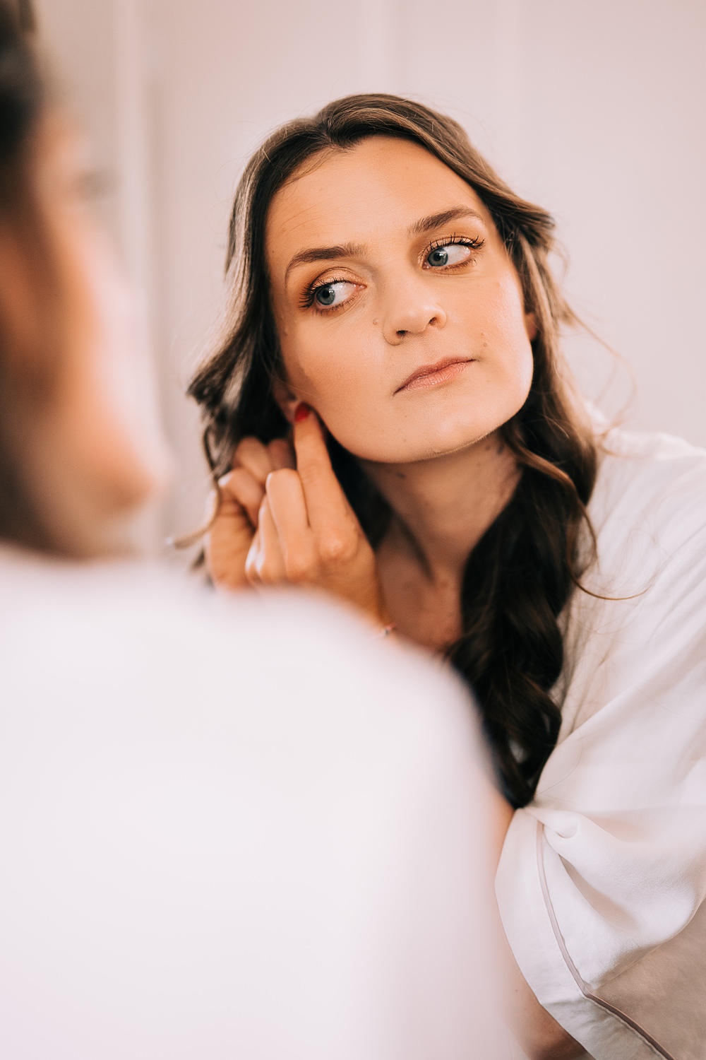 Bride Makeup Delamere Events Wedding Clare Robinson Photography