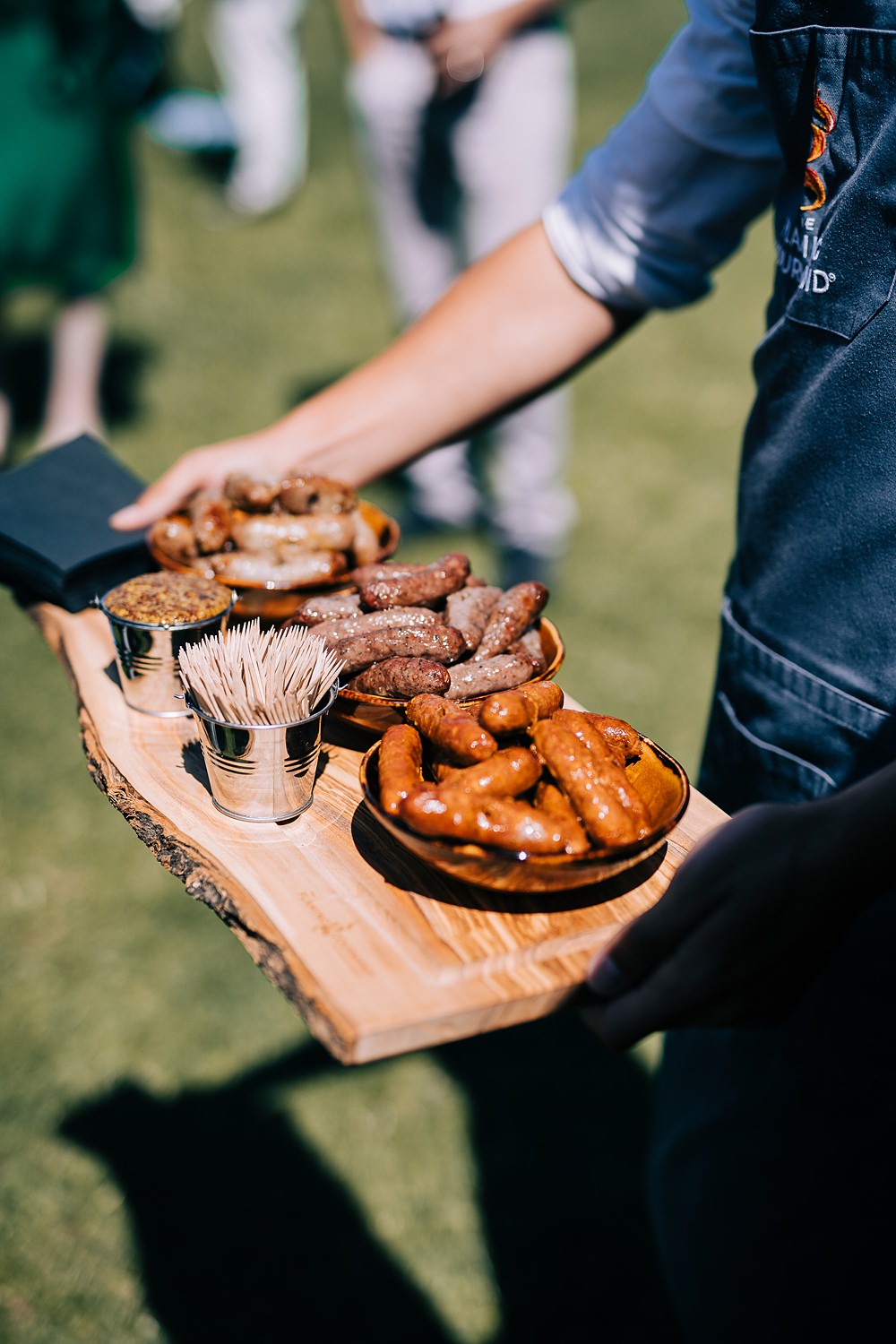 Canapes Sausages Delamere Events Wedding Clare Robinson Photography