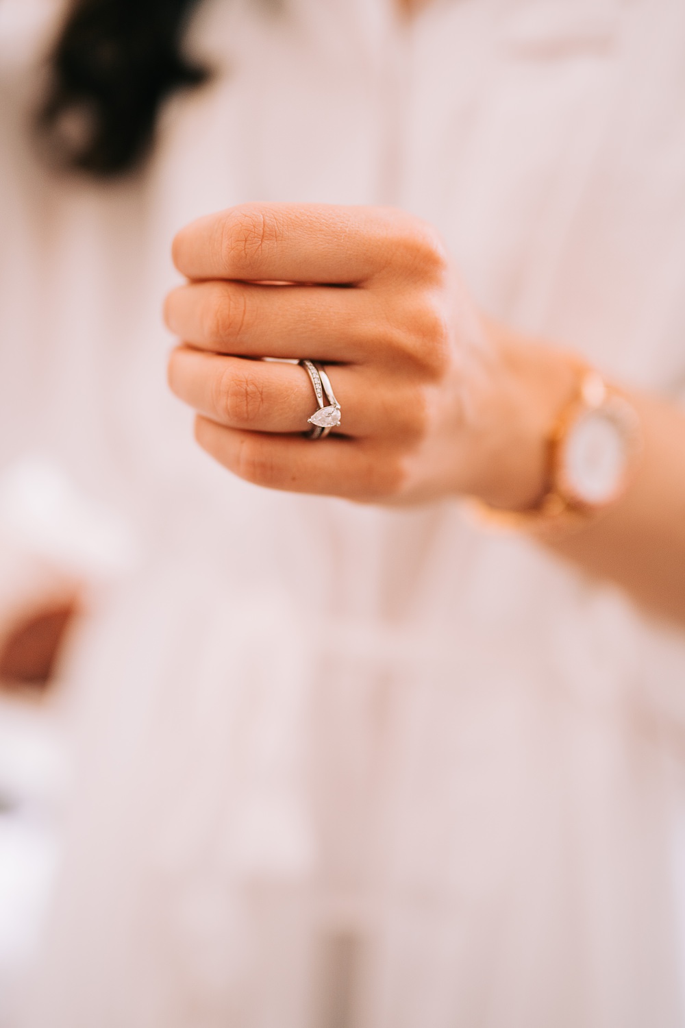Bride Engagement Ring Delamere Events Wedding Clare Robinson Photography