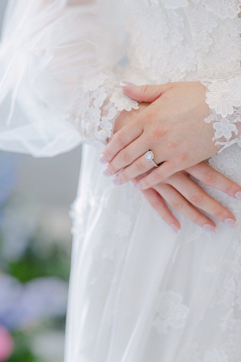Enagement Ring Bride Flixton House Wedding Karl Joane Photography
