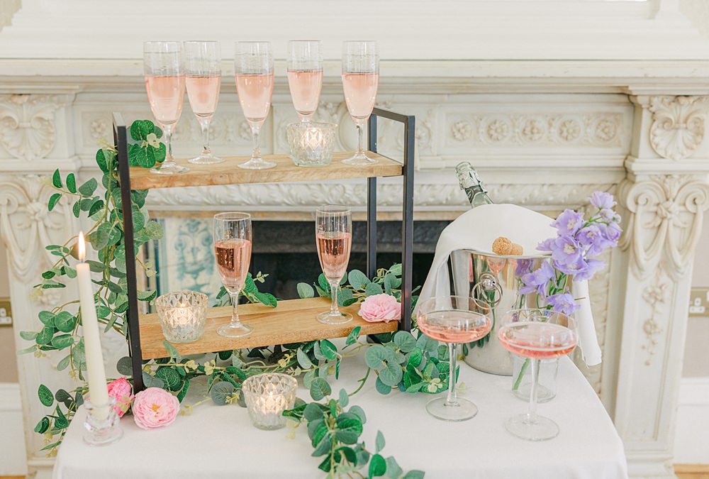 Welcome Drinks Flixton House Wedding Karl Joane Photography