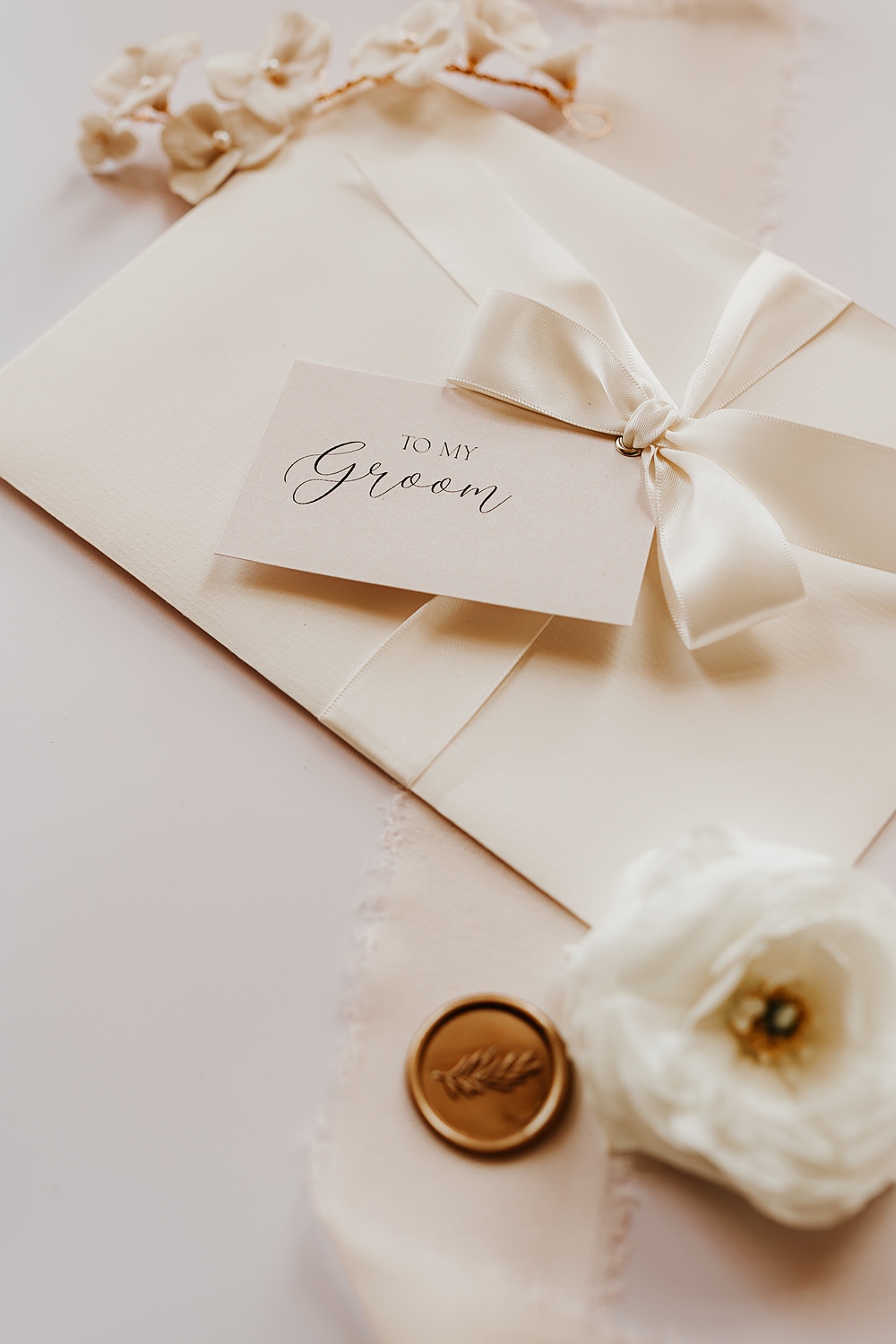 Groom Card Gift Hodsock Priory Wedding Gabrielas Photography and Film