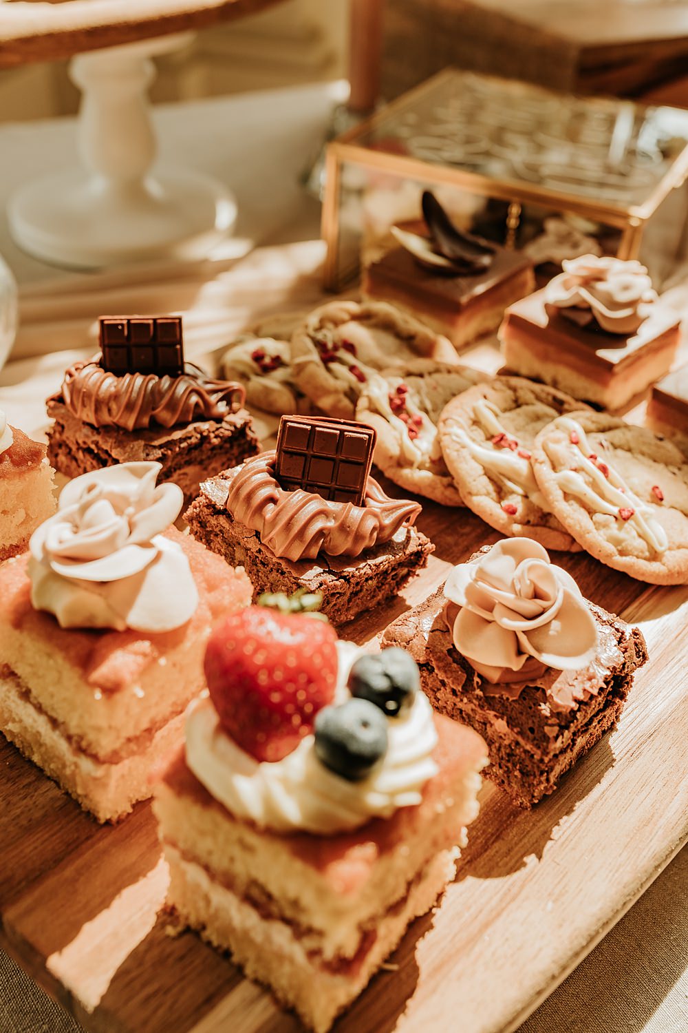 Dessert Bar Pudding Table Hodsock Priory Wedding Gabrielas Photography and Film
