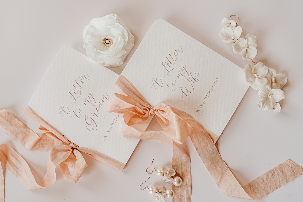Letters Bride Groom Hodsock Priory Wedding Gabrielas Photography and Film