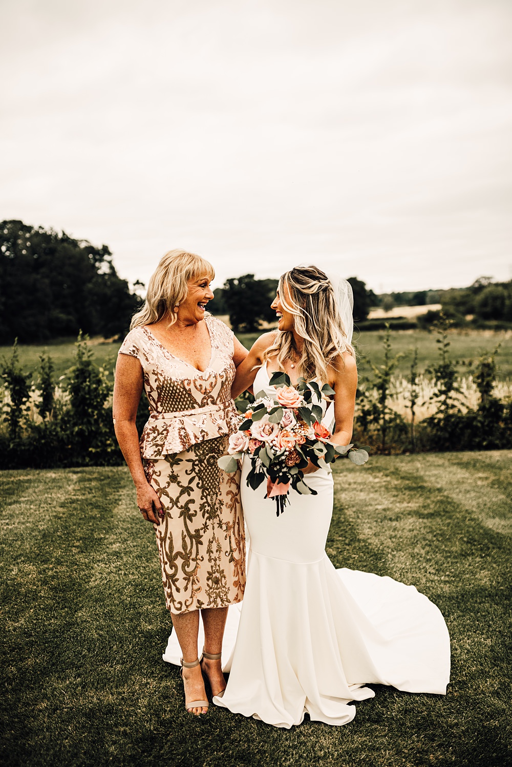 Mother Bride Outfit Malt House Barn Wedding Daniel McClane Photography