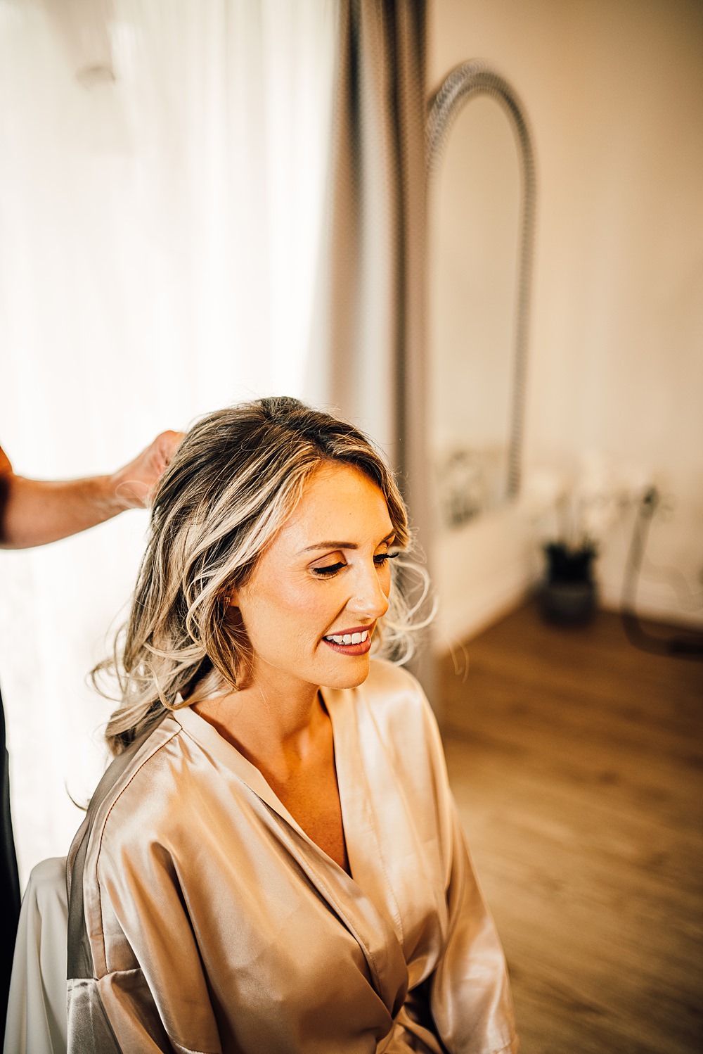 Bride Makeup Dewy Natural Malt House Barn Wedding Daniel McClane Photography