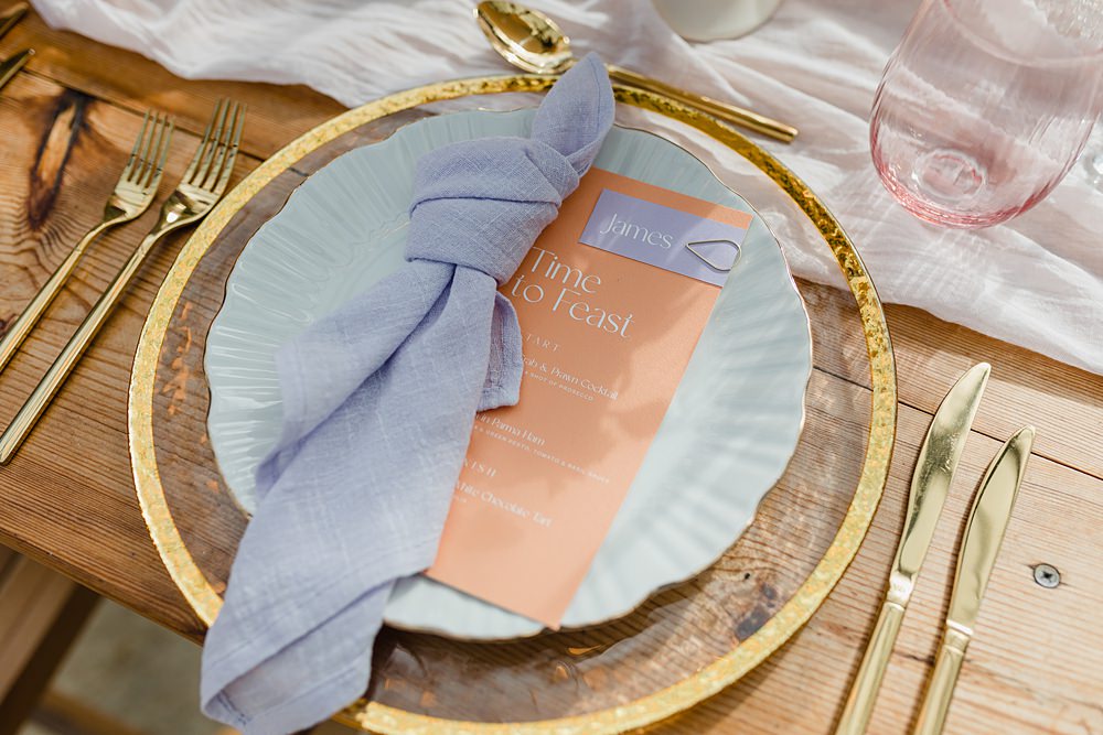 Modern Lilac Wedding Ideas Michelle Huggleston Photography
