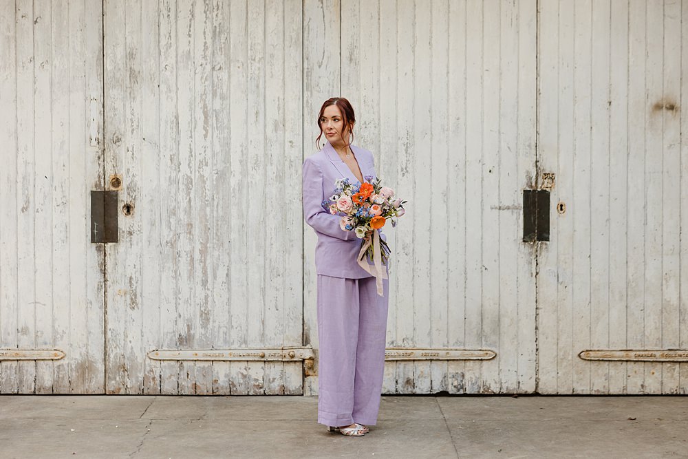 Modern Lilac Wedding Ideas Michelle Huggleston Photography